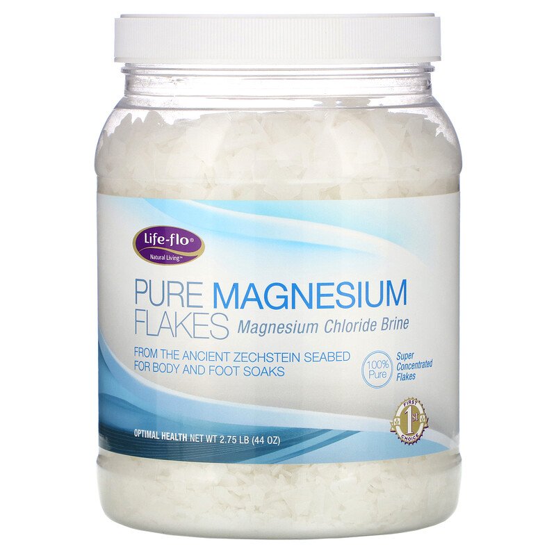 Pure magnesium flakes. How to use magnesium oil for sleep 