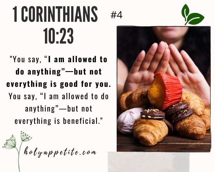 15 Bible Verses On Health For Healthy Eating With Affirmations 