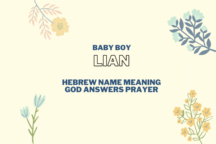 baby names God answers prayer