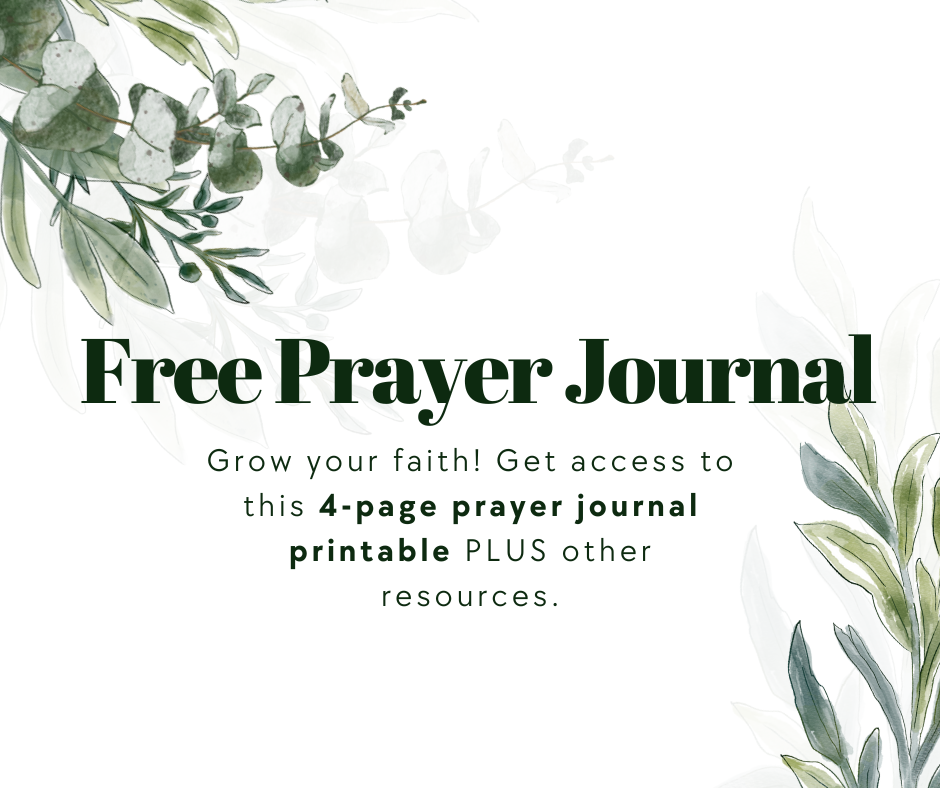 Free Prayer journal download